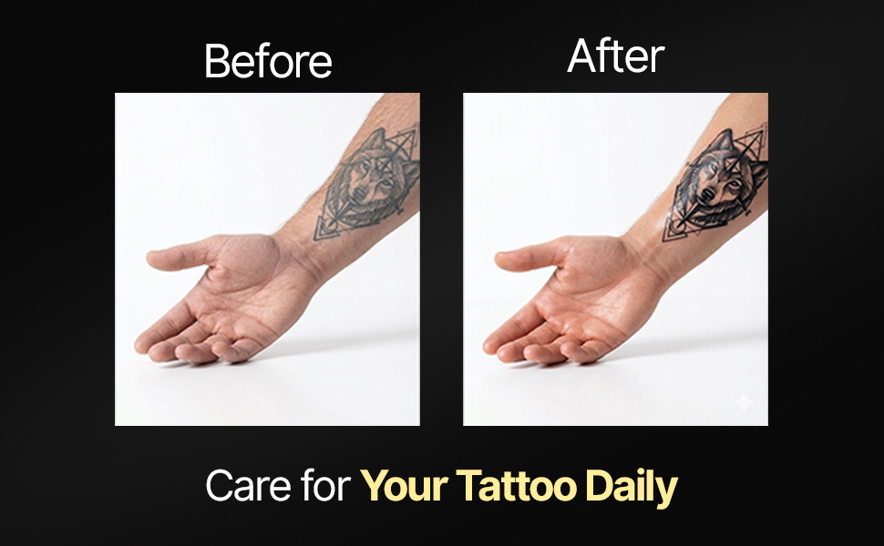 Premium Tattoo Balm A+ Content benefit and lifestyle module